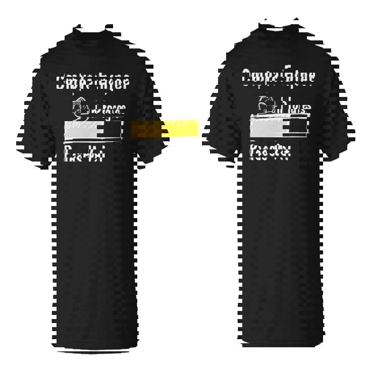 Futuro Ingeniero Informático En Progreso Ingeniería Informática Manga Larga Camiseta unisex