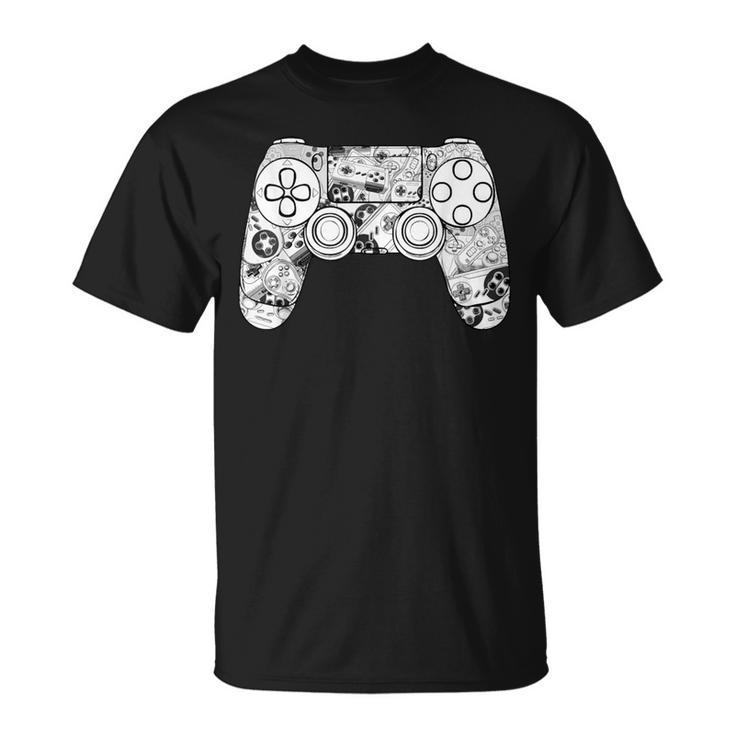 Gamer Gaming For Boys Video Game Controller T-Shirt