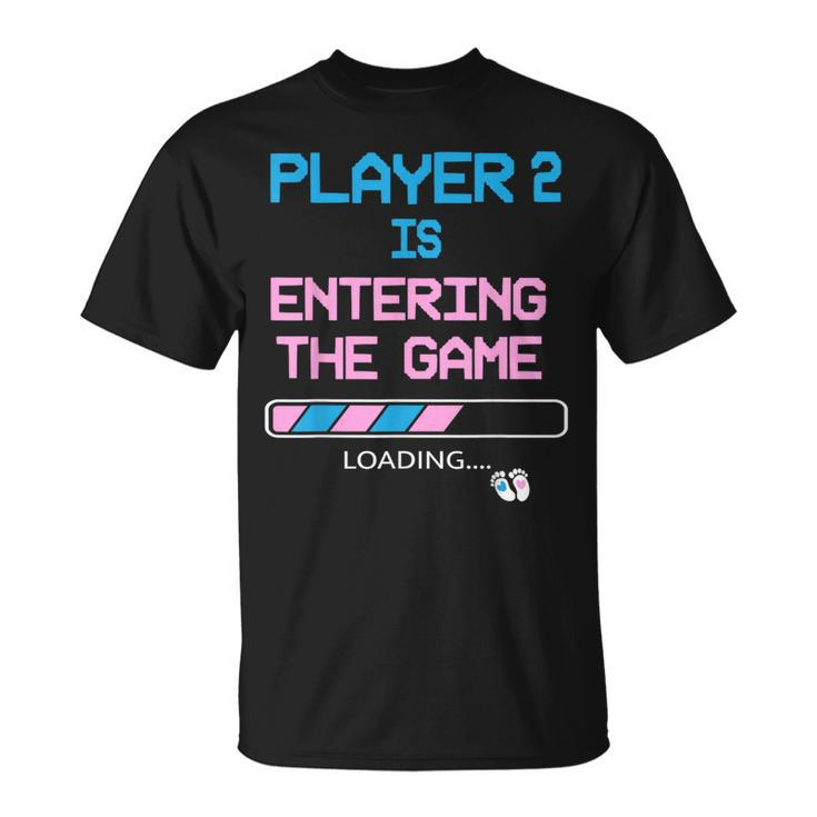 Gender Reveal New Dad Baby Announcement Father's Day Gaming T-Shirt