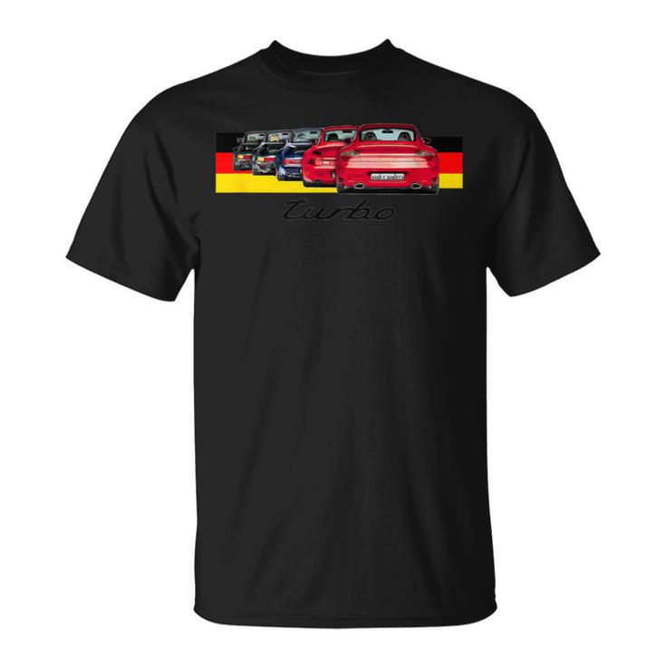 Generations – 911 Turbo 930 964 993 996 Inspired T-Shirt