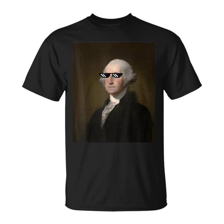 George Washington Sunglasses American History T T-Shirt