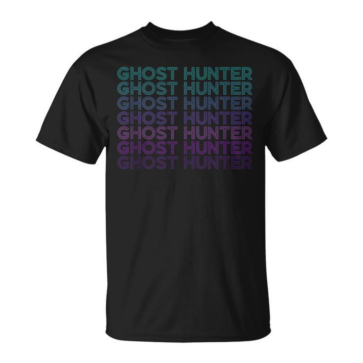 Ghost Hunter Paranormal Retro T-Shirt