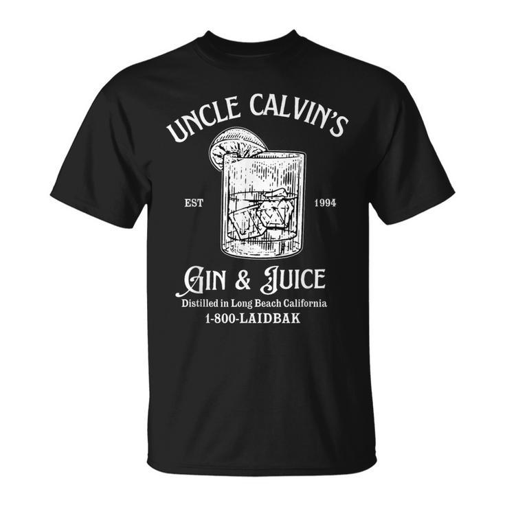 Gin And Juice Est 1994 Distilled In Long Beach California T-Shirt