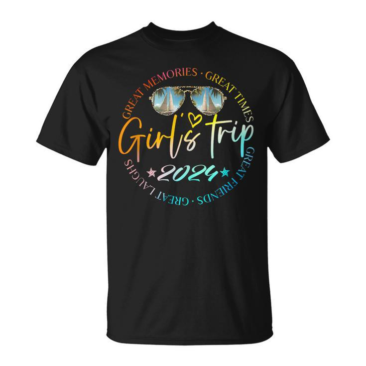 Girls Trip 2024 Girls Weekend 2024 For Summer Vacation T-Shirt