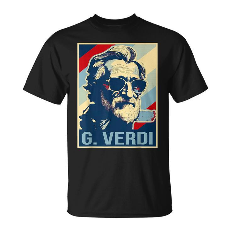 Giuseppe Verdi Poster Italian Opera T-Shirt