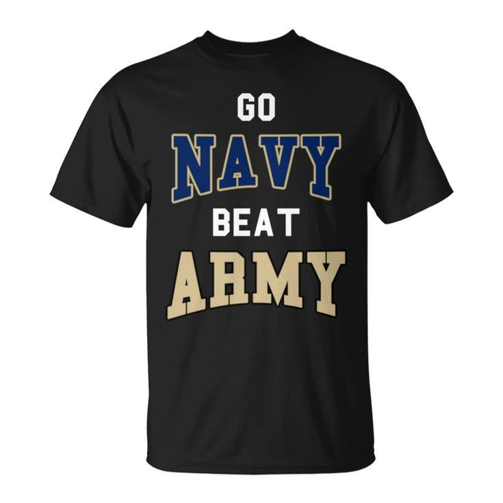 Go Navy Beat Army America's Game Sports Football Fan T-Shirt