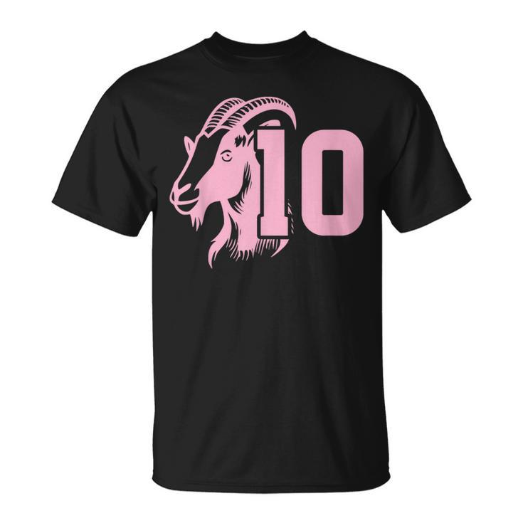 Goat Miami Mvp 10 Greatest Of All Time T-Shirt