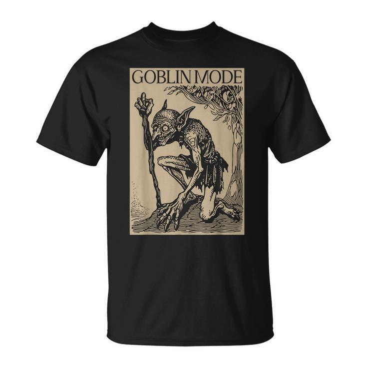 Goblin Mode Goblincore Fairycore Medieval Grunge Aesthetic T-Shirt