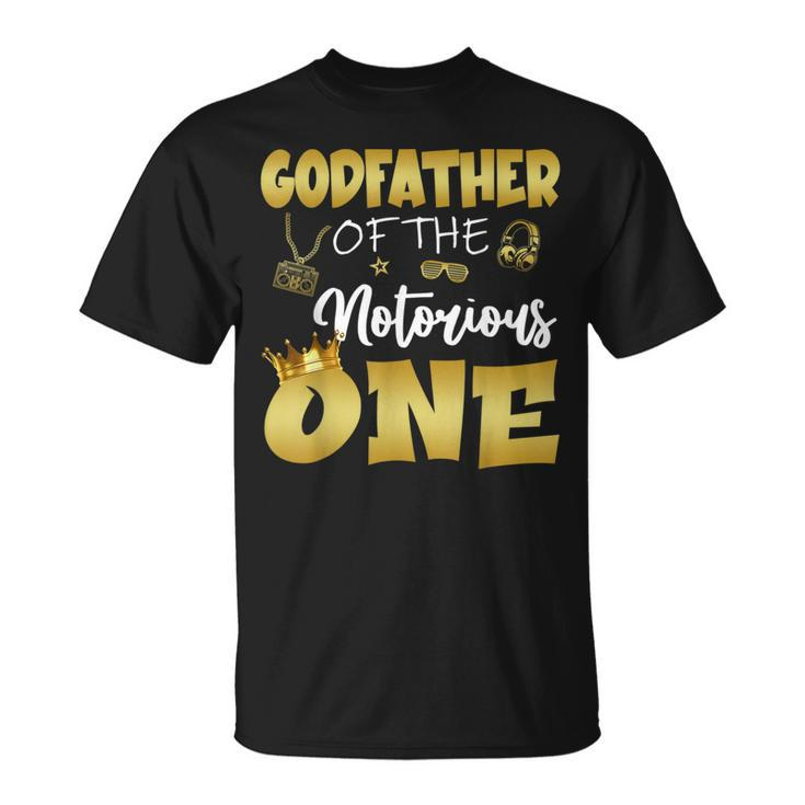 Godfather Of The Notorious One Hip Hop Themed 1St Birthday T-Shirt