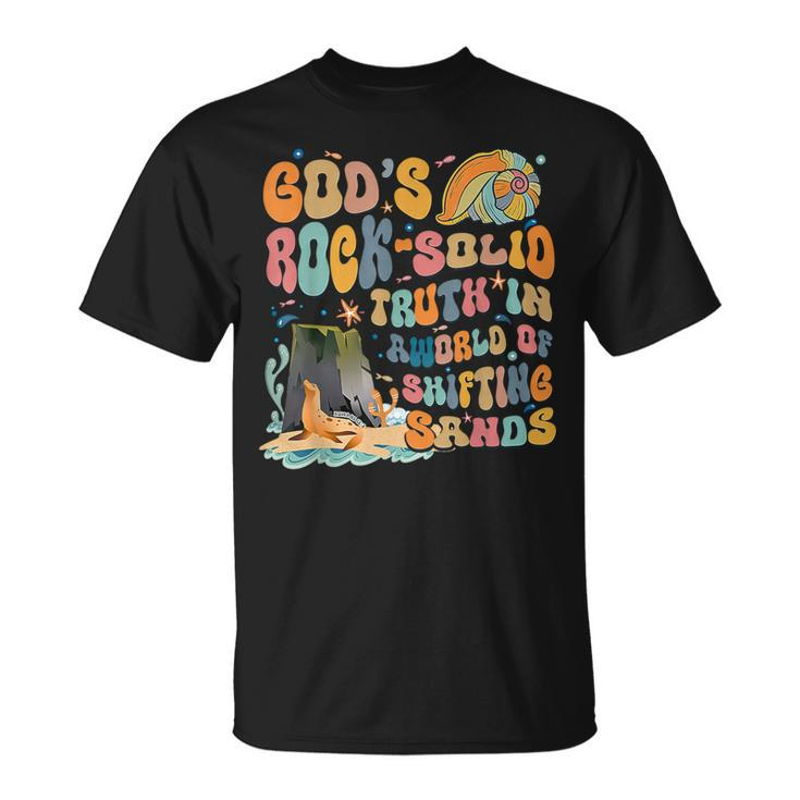 God's Rock Solid Breaker Rock Beach Vbs 2024 Christian T-Shirt