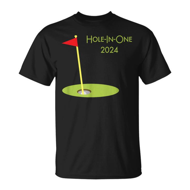 Golf Hole In One 2024 Sport Themed Golfing For Golfer T-Shirt