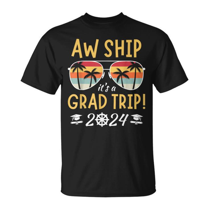 Graduation Trip Cruise 2024 Ship Senior Matching Cruise T-Shirt