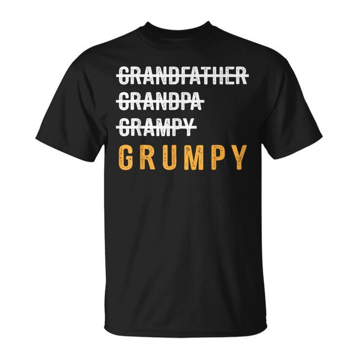Grandfather Grandpa Grampy Grumpy Father's Day T-Shirt