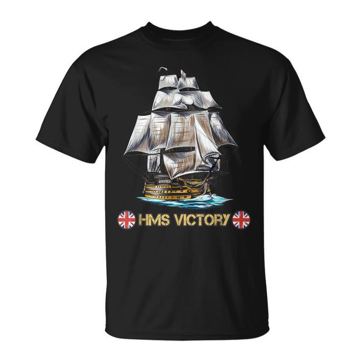 Great Britain Royal Navy Ship Of The Line Hms Victory T-Shirt