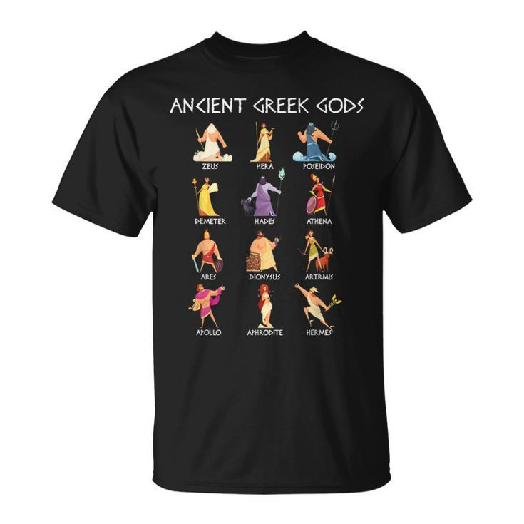 Greek Gods Greek Mythology Ancient Legends T-Shirt