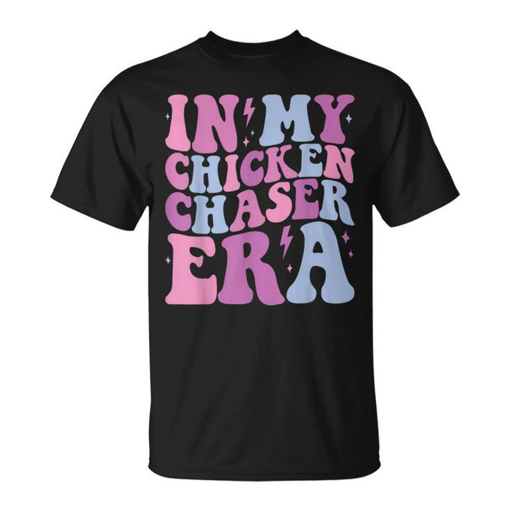 Groovy In My Chicken Chaser Era Chicken Chaser Retro T-Shirt