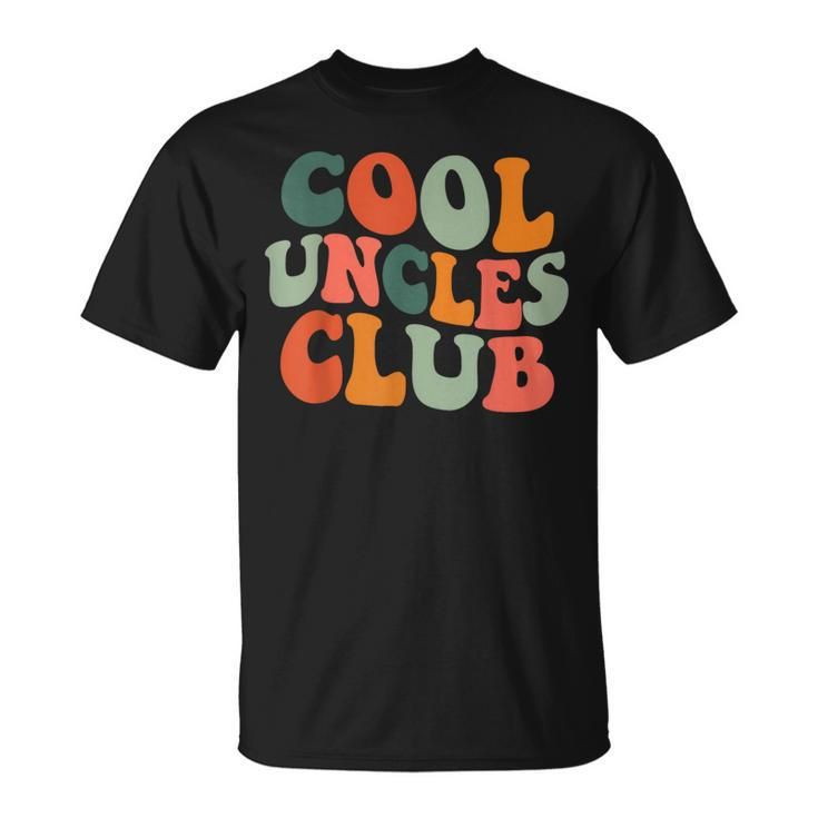 Groovy Cool Uncles Club New Uncle Men T-Shirt