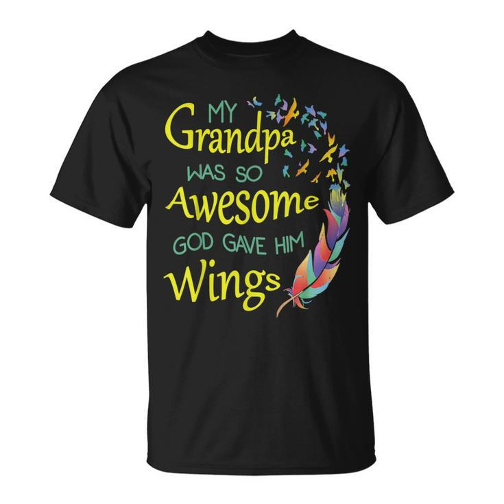 Guardian Angel Grandpa In Memory Of My Grandpa T-Shirt
