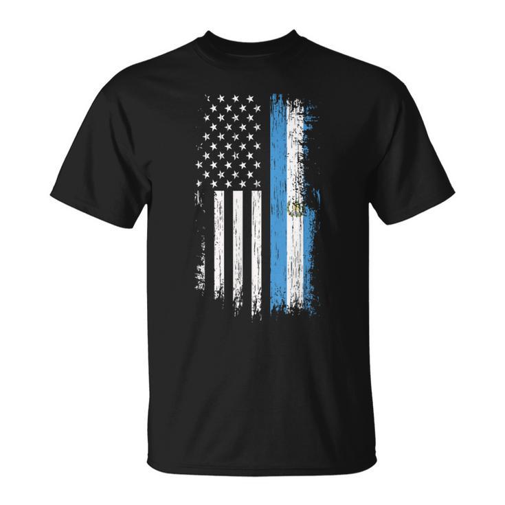 Guatemalan American Flag Pride Guatemala Usa T-Shirt