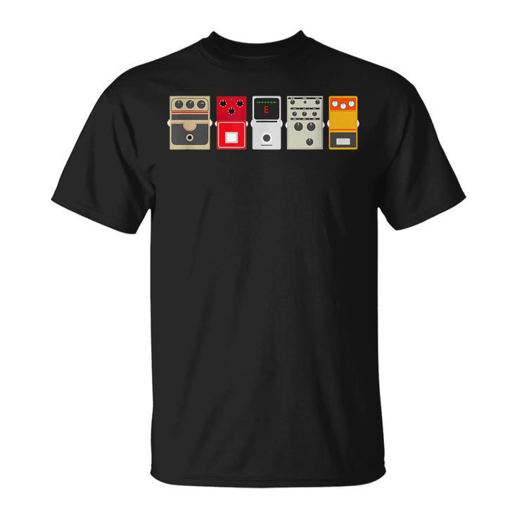 Guitar Effects Pedal Stomp Box Rock T T-Shirt