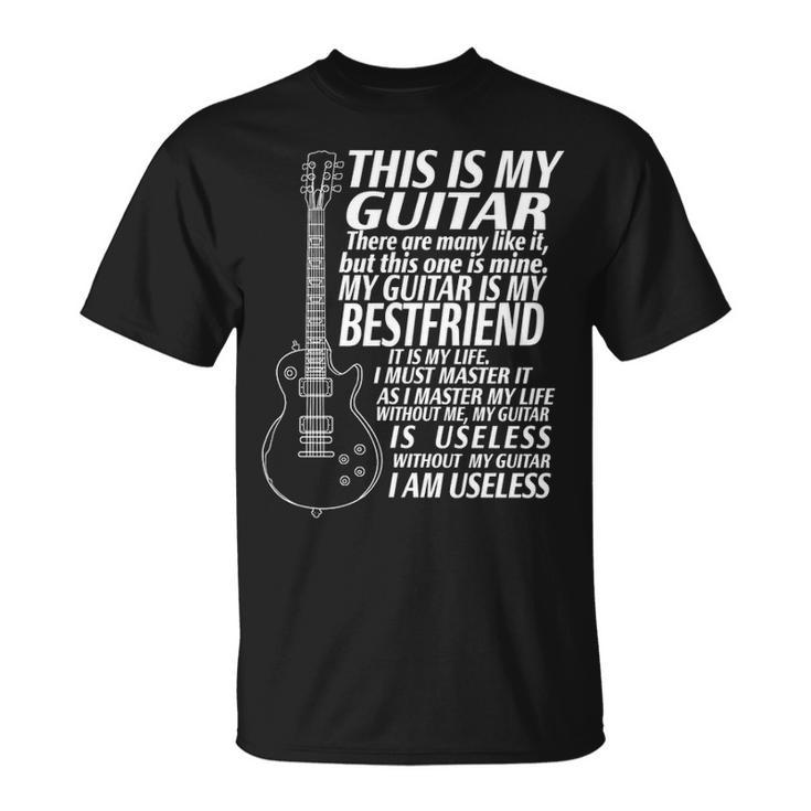 This Is My Guitar T-Shirt