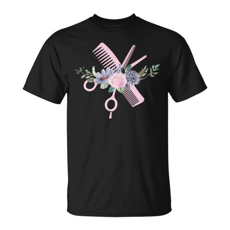 Hairdresser Hair Stylist Scissor Hairstyle Hairstylist T-Shirt