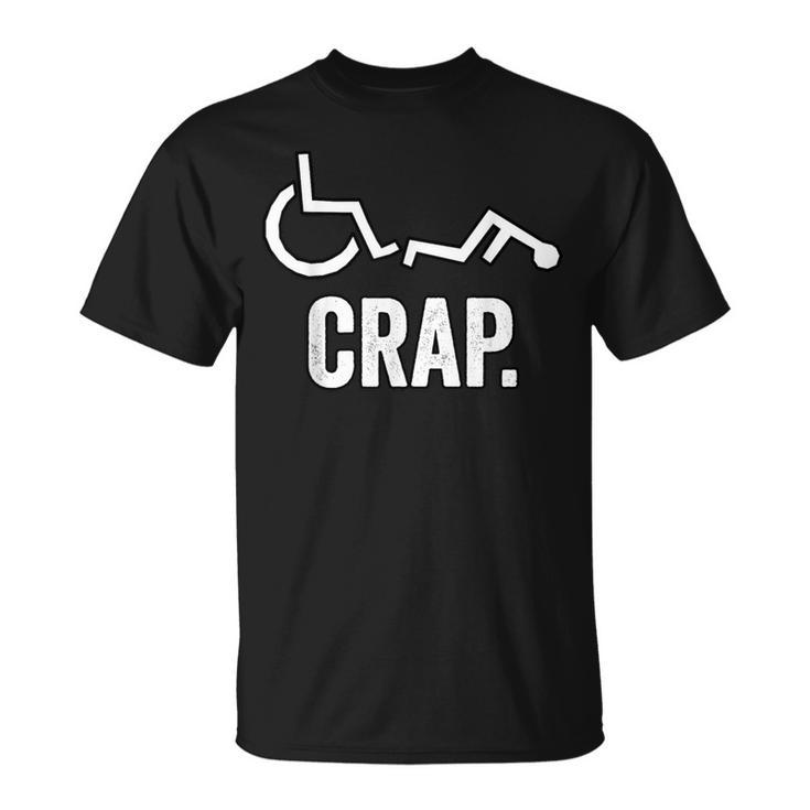Handicap Wheelchair Fall T-Shirt