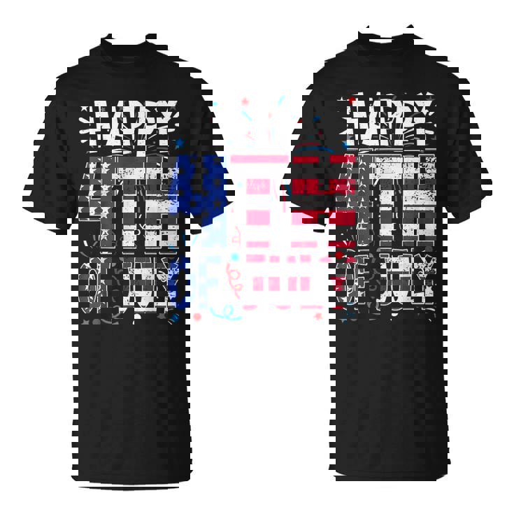 Happy 4Th Of July Patriotic American Us Flag 4Th Of July T-Shirt