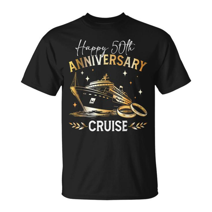 Happy 50Th Anniversary Cruise Wedding Matching T-Shirt