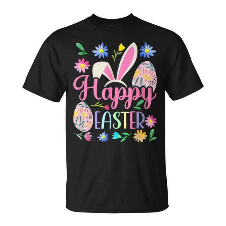 Happy Easter Bunny Spring Easter Egg Easter For Women T-Shirt