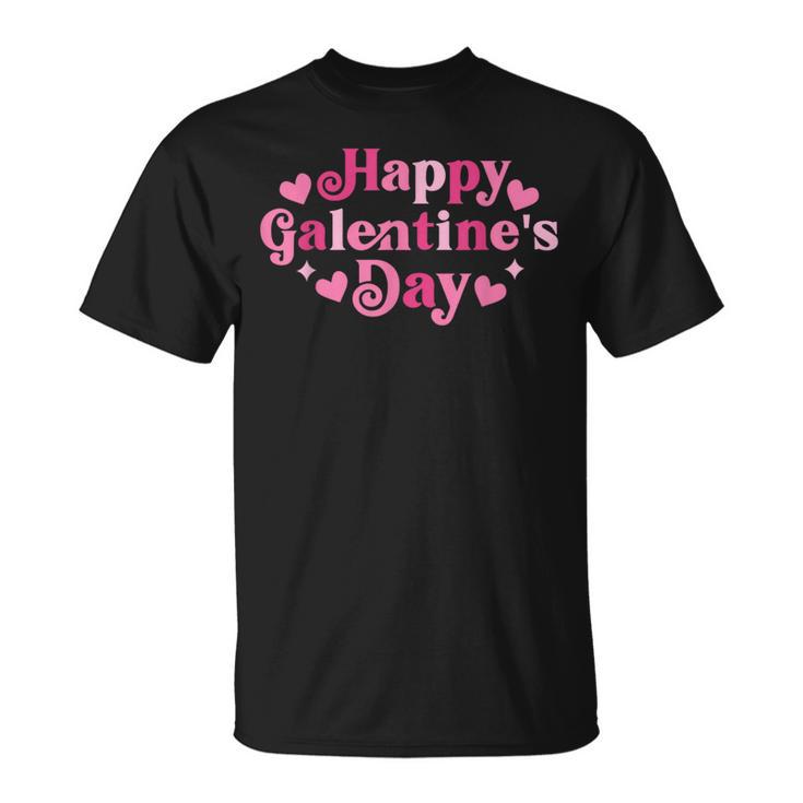 Happy Galentines Gang Valentine's Girls Day February 13Th T-Shirt