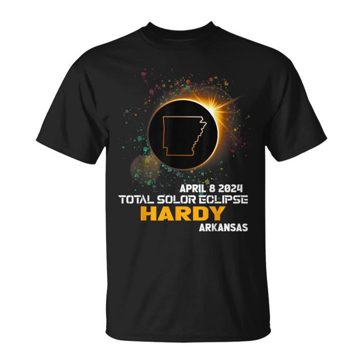 Hardy Arkansas Total Solar Eclipse 2024 T-Shirt