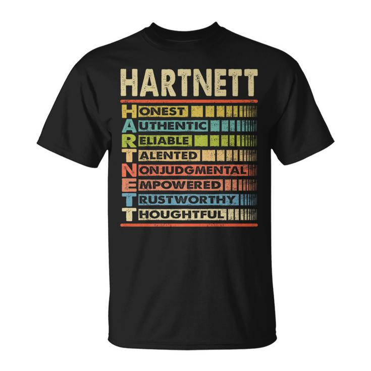 Hartnett Family Name Hartnett Last Name Team T-Shirt