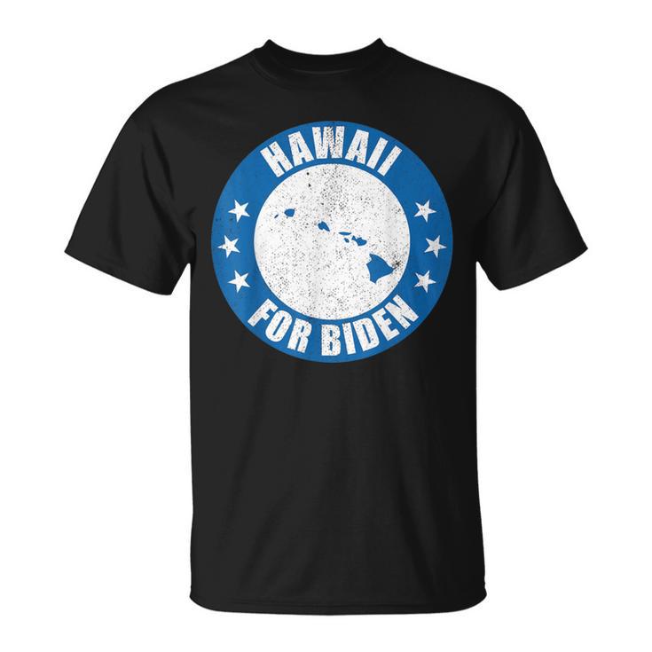 Hawaii For Joe Biden Map 2020 Election Usa Democrat T-Shirt