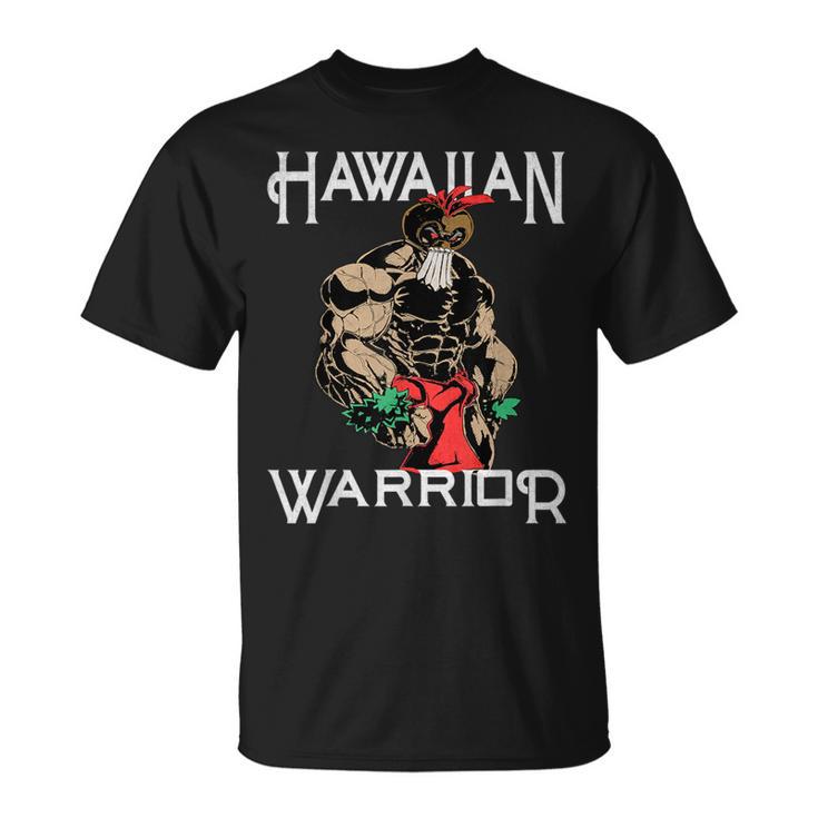 Hawaii Warrior Native Hawaiian War Helmet T T-Shirt