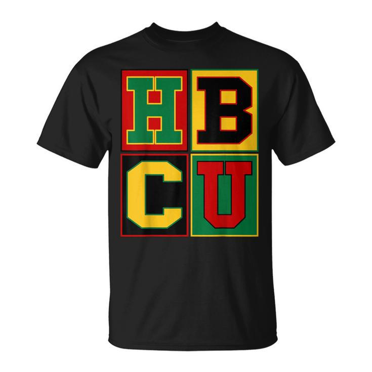 Hbcu Block Letters Grads Alumni African American T-Shirt