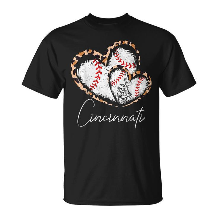 Heart Baseball Fans T-Shirt