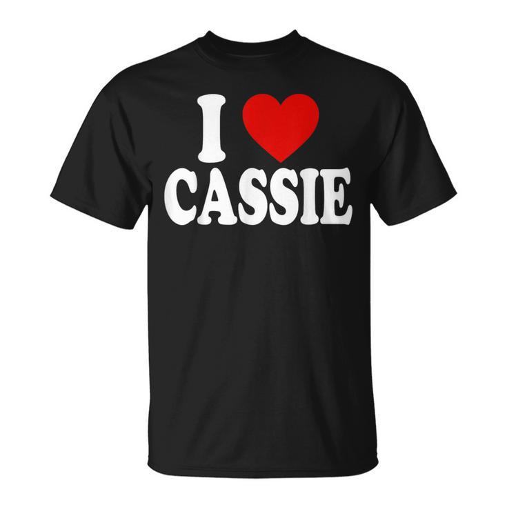 I Heart Love Cassie T-Shirt