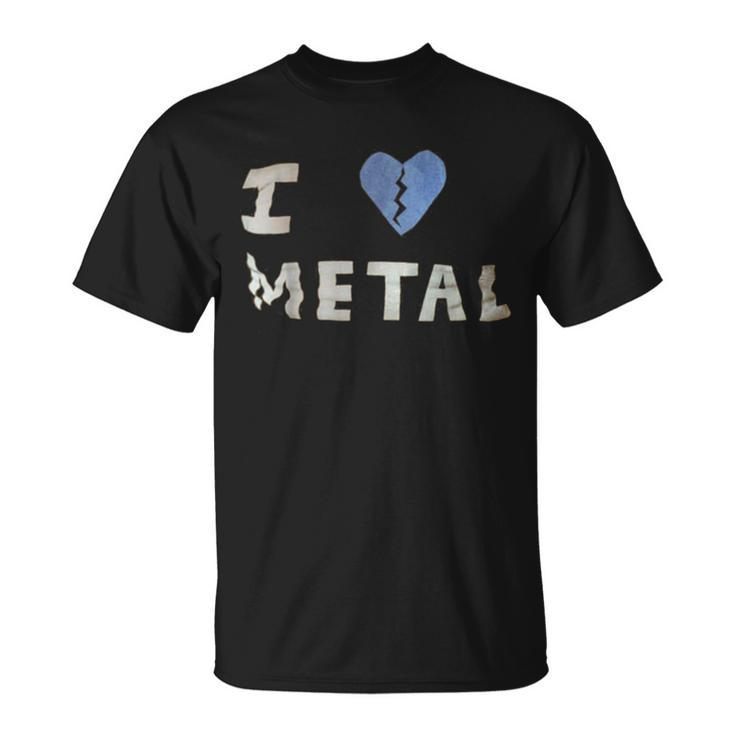 I Heart Metal Photo Derived Image T-Shirt