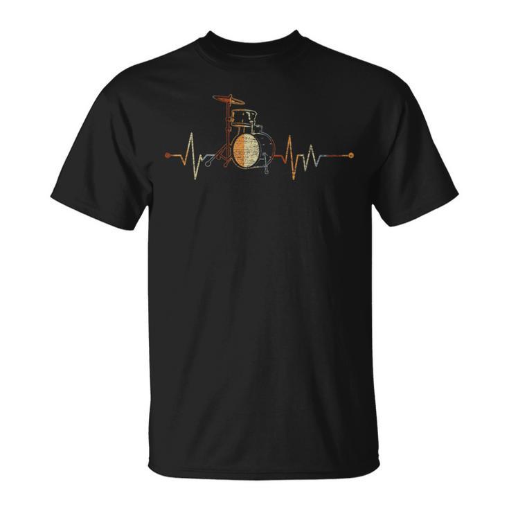 Heartbeat Drummer Drum Kit T-Shirt