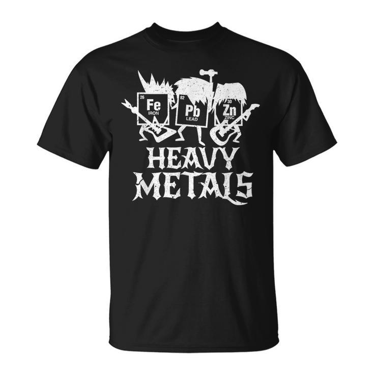 Heavy Metals Periodic Table Chemistry T-Shirt