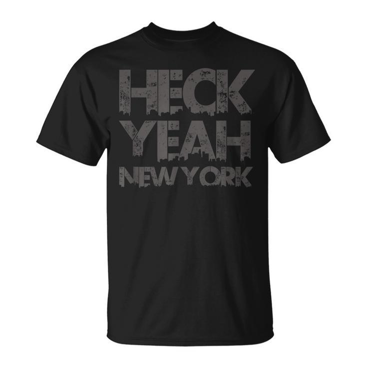 Heck Yeah New York Nyc Pride City T-Shirt