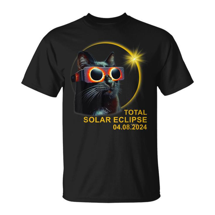 Hello Darkness My Friend Solar Eclipse April 8 2024 T-Shirt