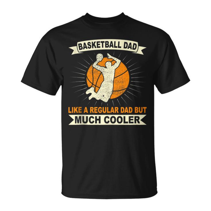 Herren Basketballer Papa Korbleger Dunkingater Basketball T-Shirt