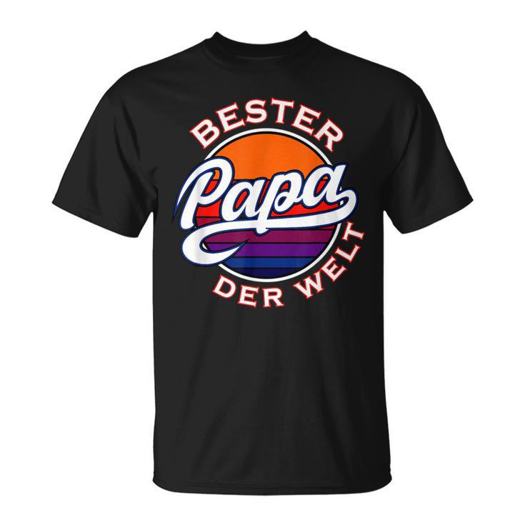 Herren Bester Papa Der Welt 1Atertag -Atertagsgeschenk T-Shirt