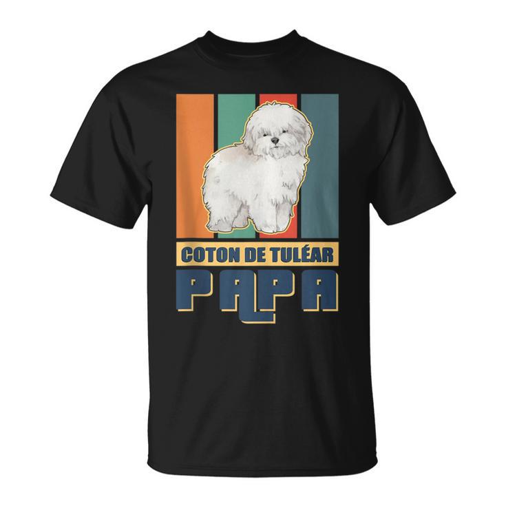 Herren Coton De Tuléar Hundebesitzer Papa Coton De Tulear T-Shirt