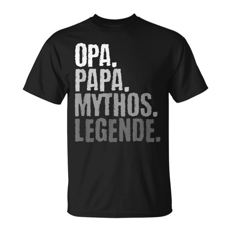 Herren Opa Und Papa Großvateratertag T-Shirt