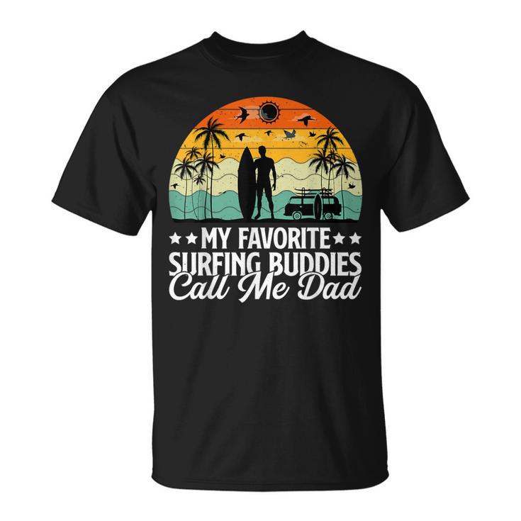 Herren Surfer Für Papaatertag Ehemann Surfen Buddies T-Shirt