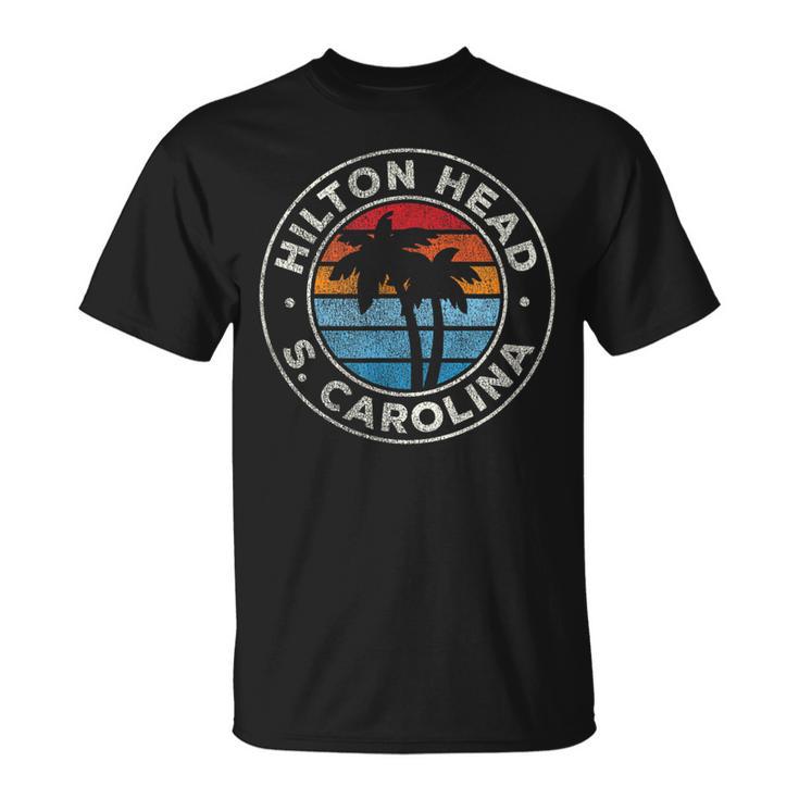 Hilton Head Island South Carolina Sc Vintage Graphic Retro 7 T-Shirt