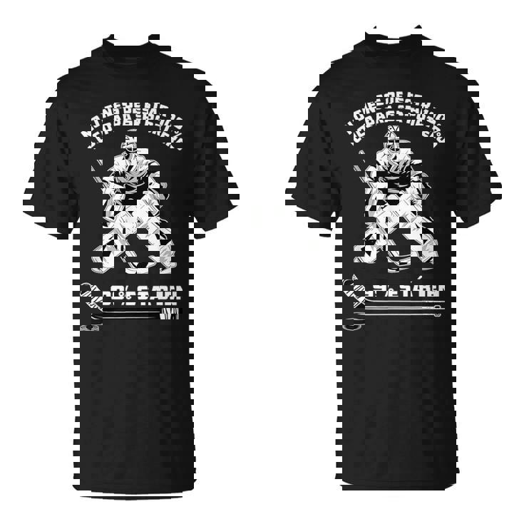 Hochey Sobre Hielo Deporte Patinadores Hockey Camiseta Camiseta unisex